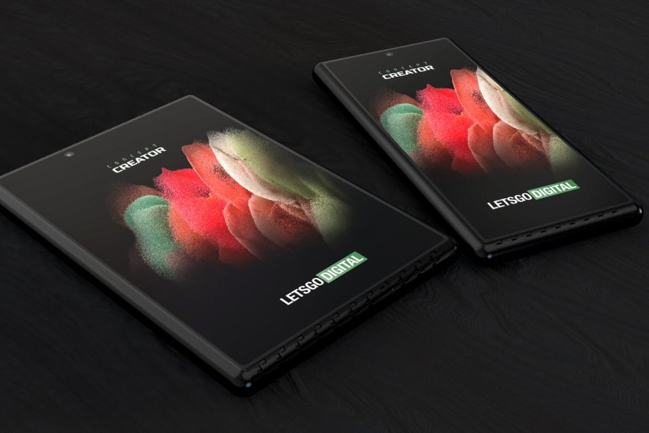 حق اختراع گوشی رول شونده سامسونگ