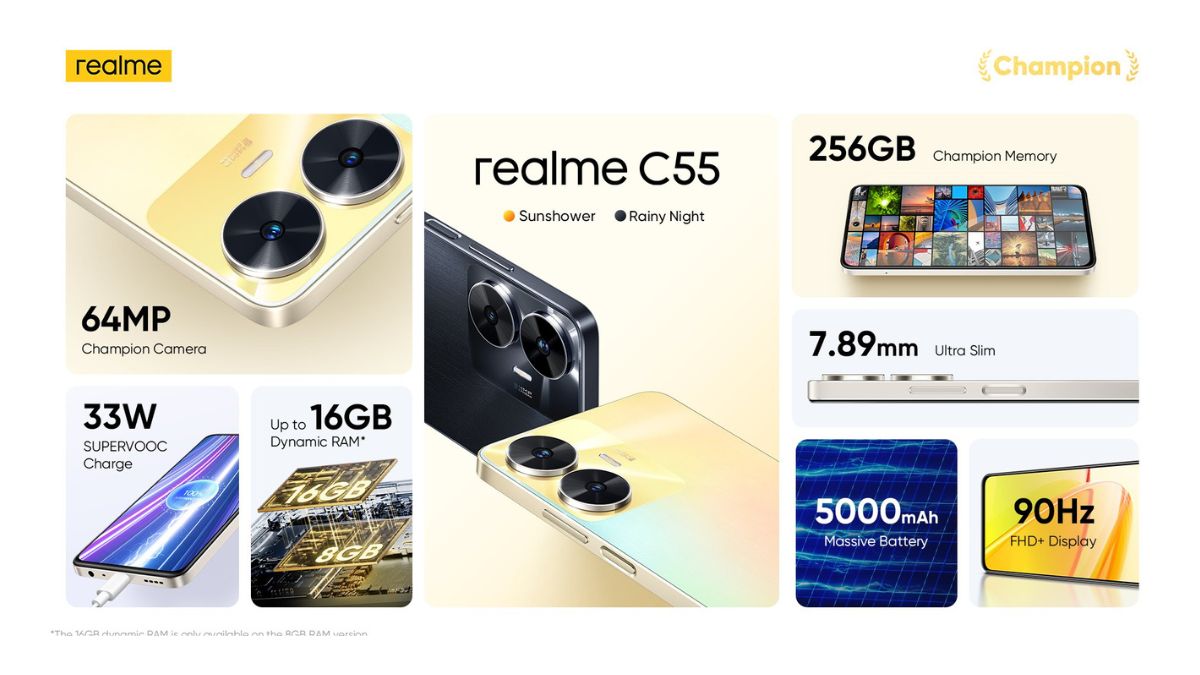 نقد وبررسی گوشی ریلمی realme C55