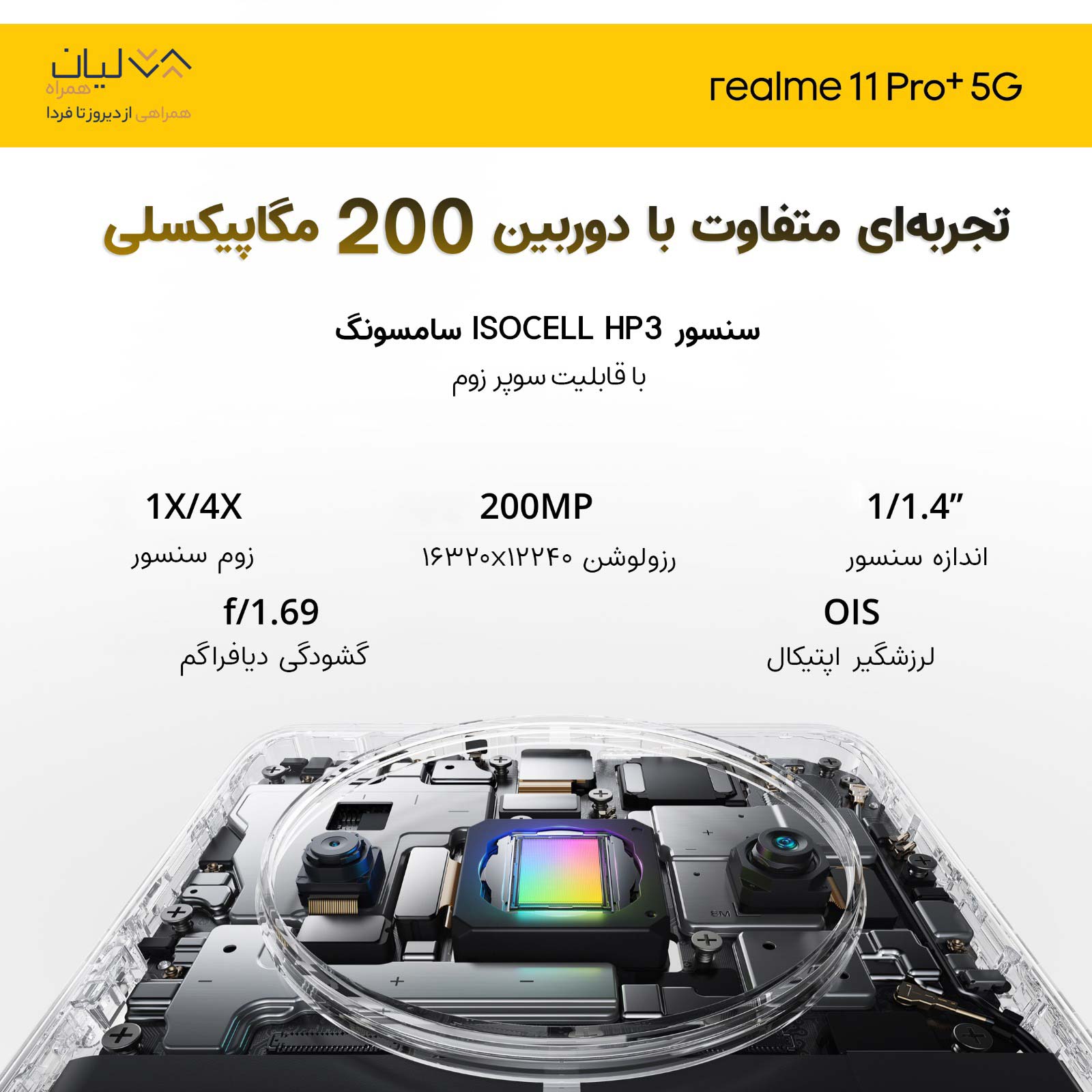 کیفیت دوربین گوشی realme 11 Pro Plus 5G