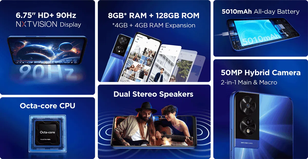 مشخصات فنی گوشی TCL 505