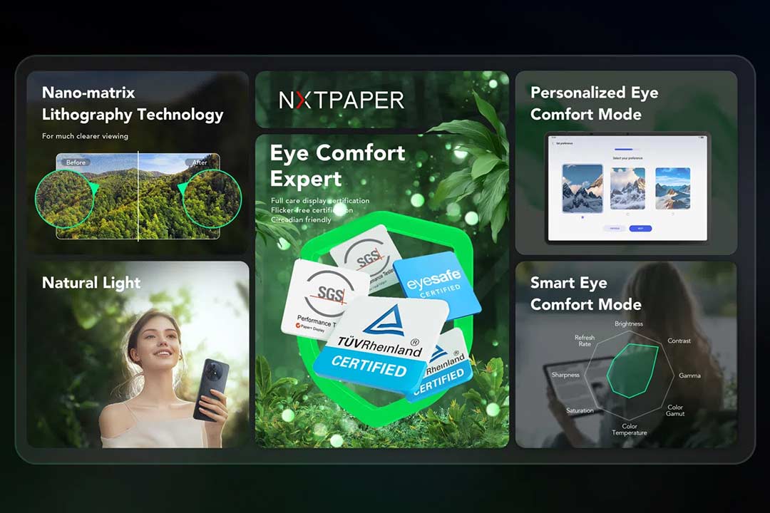 فناوری NXTPAPER 4.0 تی سی ال