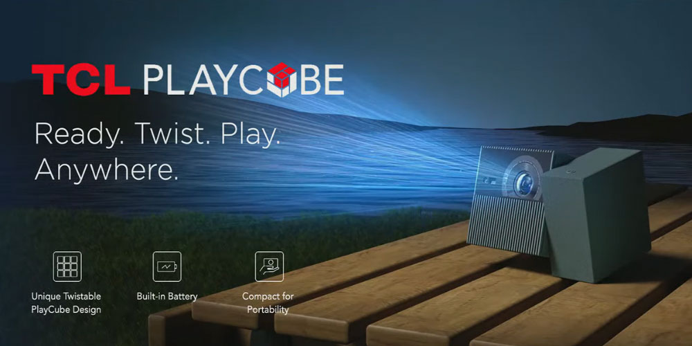 پروژکتور قابل حمل تی سی ال مدل PLAYCUBE