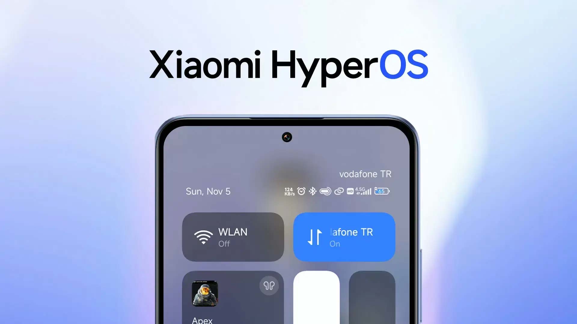 مرکز کنترل در HyperOS شیائومی