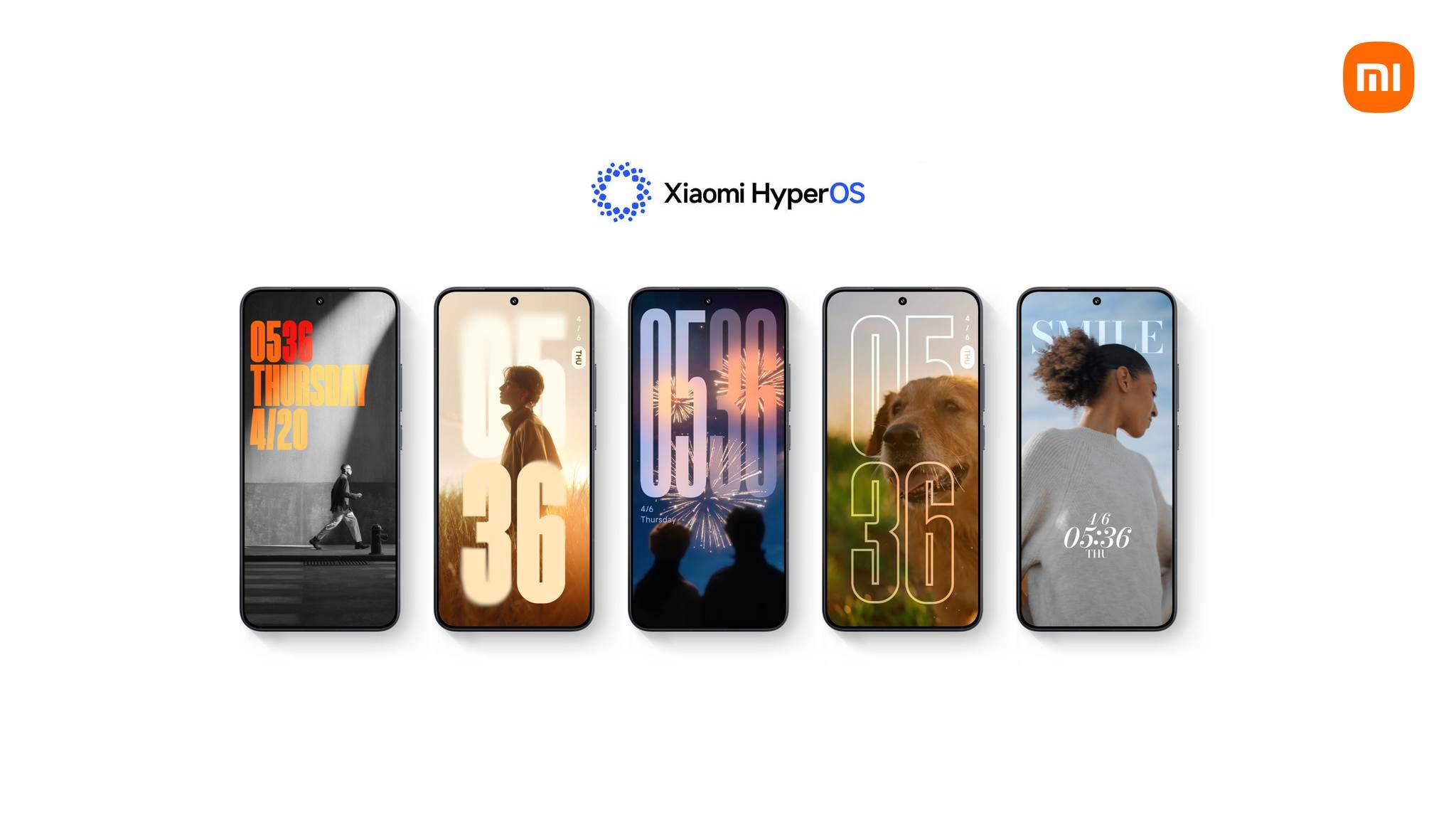  صفحه قفل در HyperOS شیائومی
